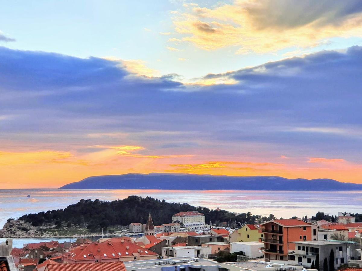 Stunning City View Apartment Makarska Kültér fotó