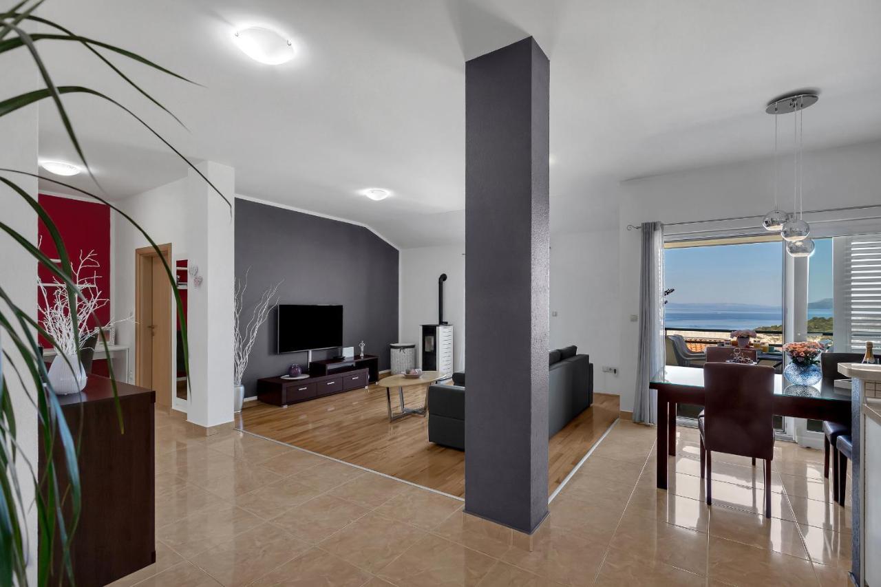 Stunning City View Apartment Makarska Kültér fotó